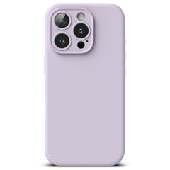 KRYT NA IPHONE 16 PRO RINGKE SILICONE MAGNETIC MAGSAFE LIGHT PURPLE