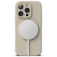 KRYT NA IPHONE 16 PRO RINGKE SILICONE MAGNETIC MAGSAFE STONE