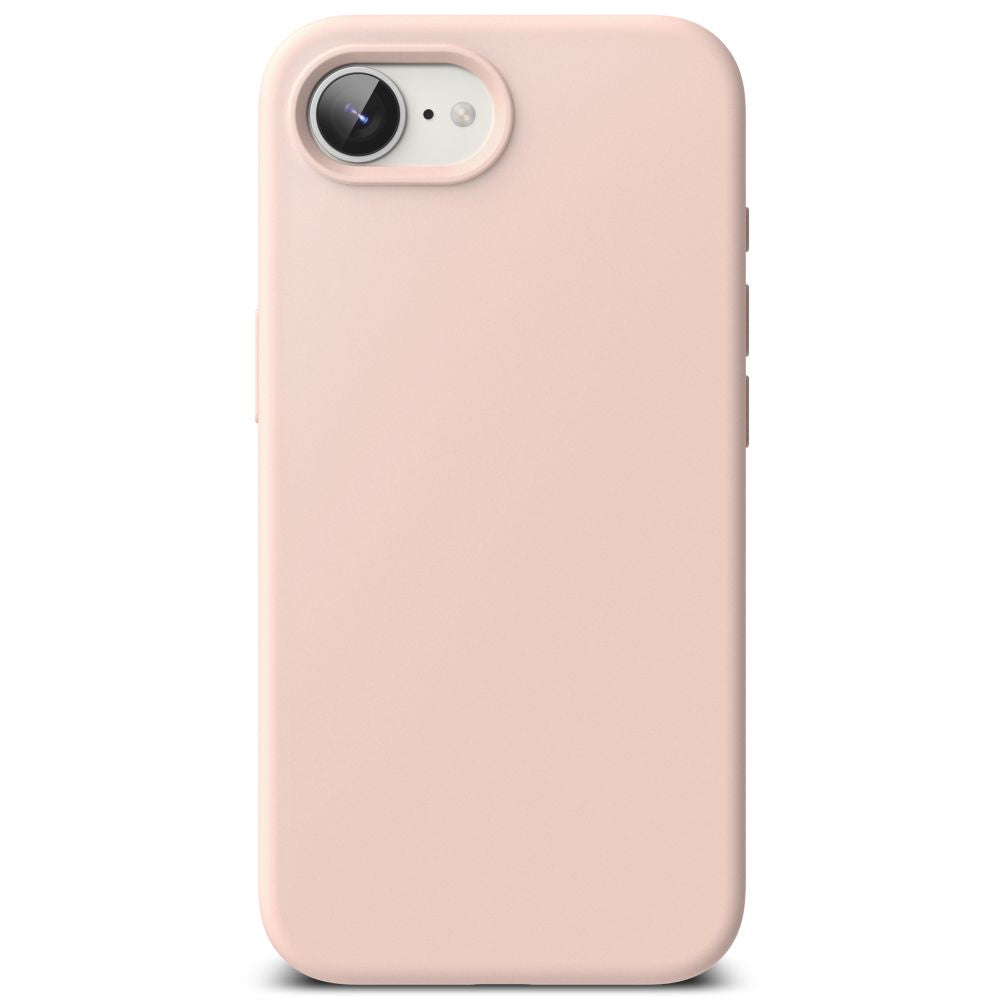 KRYT RINGKE SILICONE MAGNETIC MAGSAFE IPHONE 16E PINK SAND