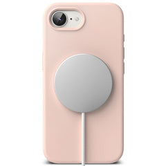 KRYT RINGKE SILICONE MAGNETIC MAGSAFE IPHONE 16E PINK SAND