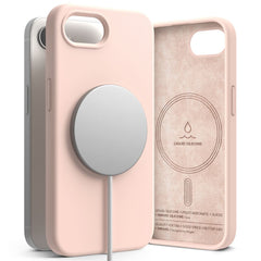 KRYT RINGKE SILICONE MAGNETIC MAGSAFE IPHONE 16E PINK SAND
