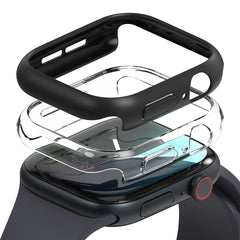 PUZDRO RINGKE SLIM 2-PACK APPLE WATCH 10 (42 MM) CLEAR & MATTE BLACK
