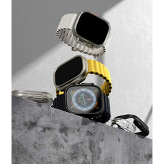 2X OCHRANNÉ PUZDRO NA APPLE WATCH ULTRA 49 MM RINGKE SLIM 2-PACK CLEAR & MATTE BLACK