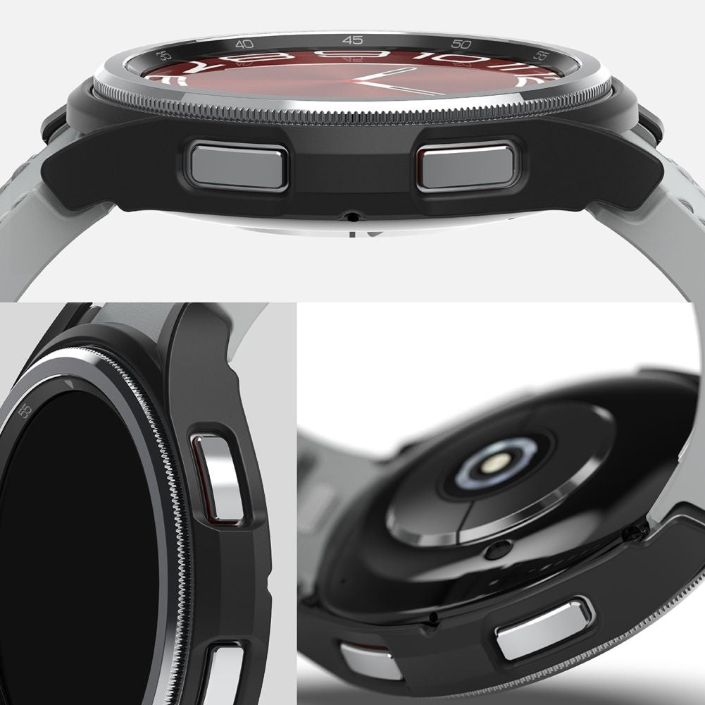 PUZDRO RINGKE SLIM 2-PACK GALAXY WATCH 6 CLASSIC (43 MM) CLEAR & BLACK