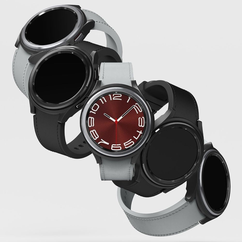 PUZDRO RINGKE SLIM 2-PACK GALAXY WATCH 6 CLASSIC (43 MM) CLEAR & BLACK