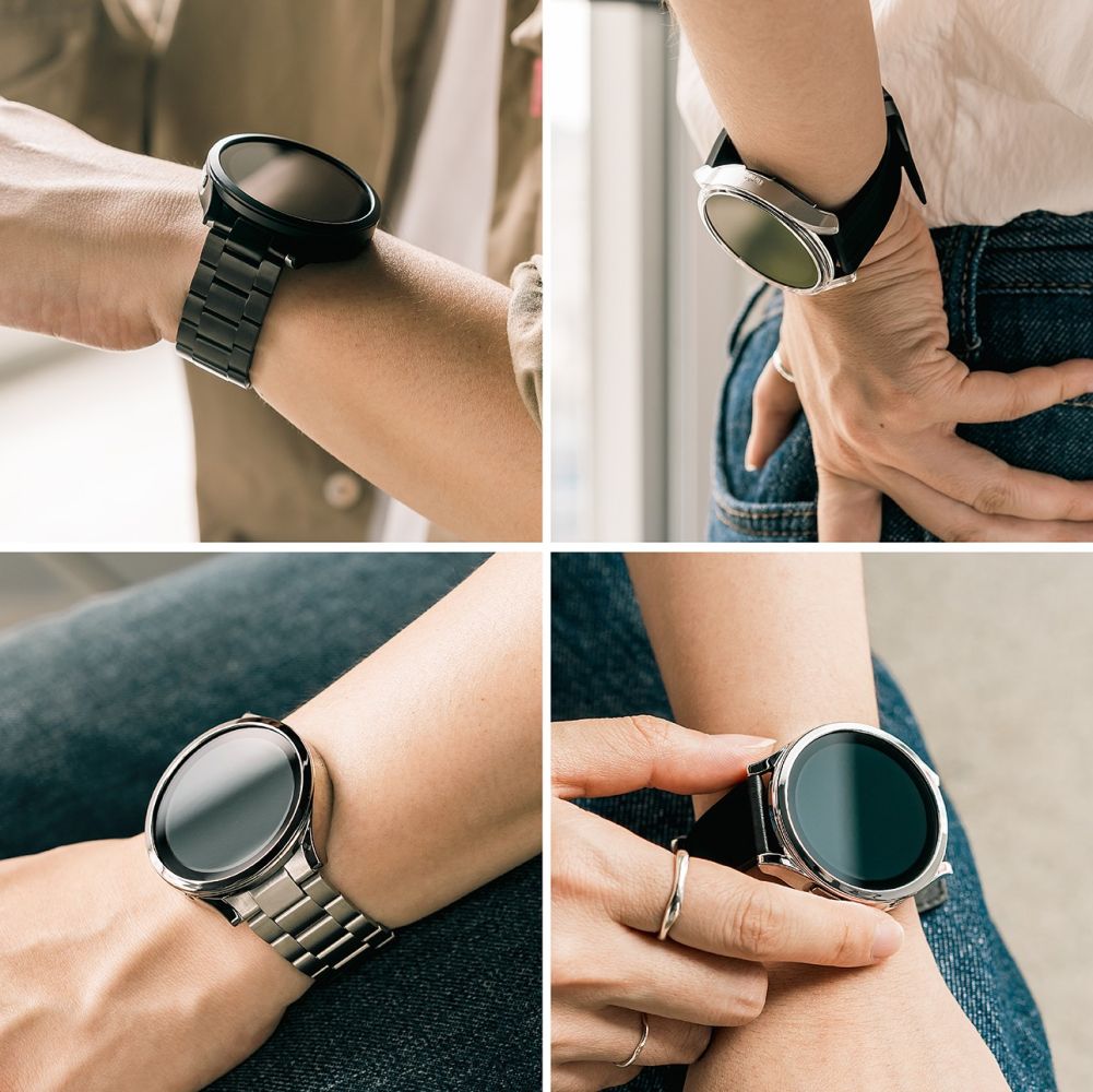 PUZDRO RINGKE SLIM 2-PACK GALAXY WATCH 6 CLASSIC (43 MM) CLEAR & BLACK