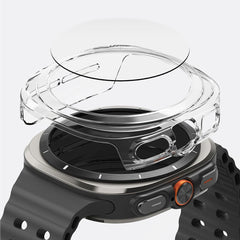 OCHRANNÉ PUZDRO S TVRDENÝM SKLOM NA SAMSUNG GALAXY WATCH ULTRA (47 MM) RINGKE SLIM & TEMPERED GLASS CLEAR