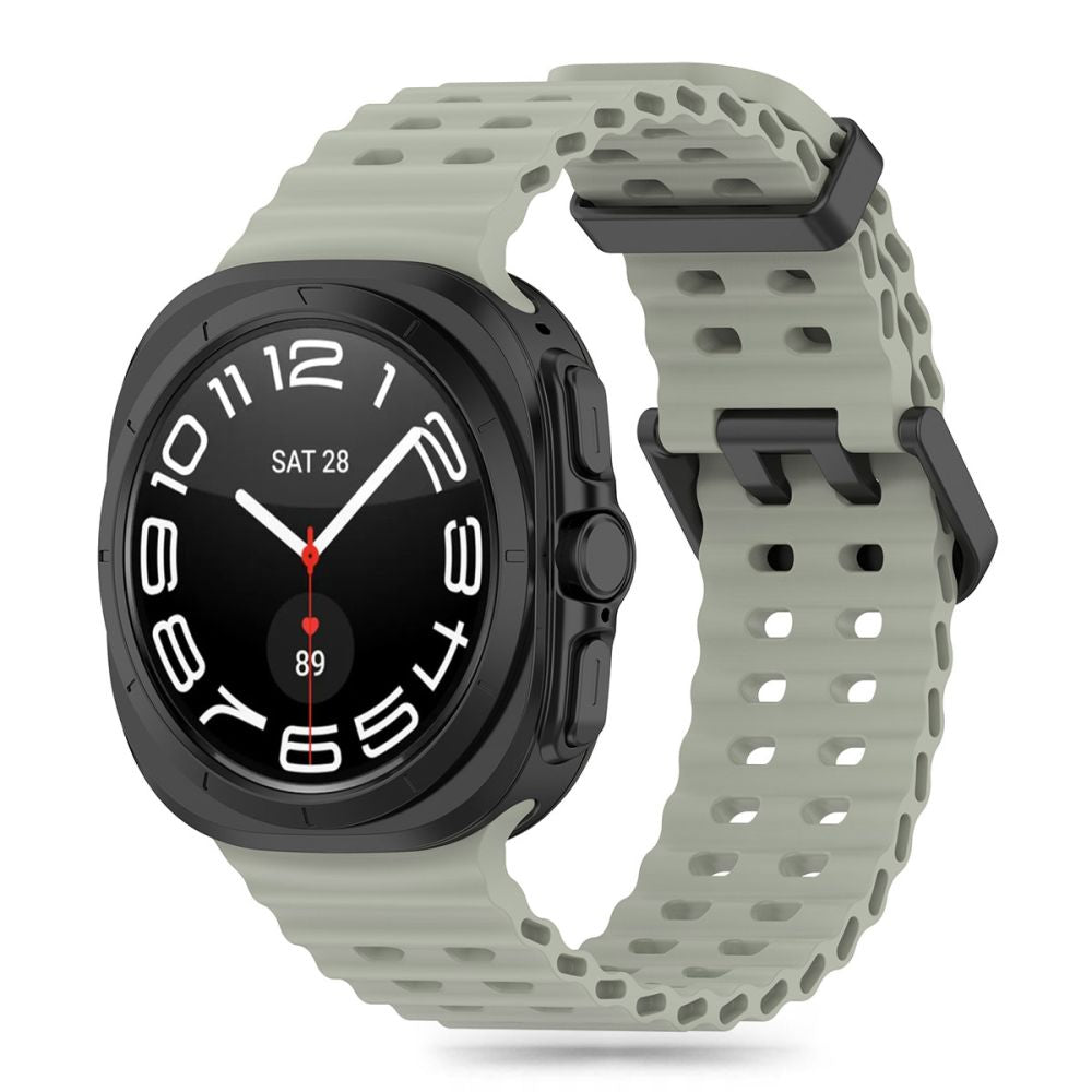 SILIKÓNOVÝ REMIENOK NA SAMSUNG GALAXY WATCH ULTRA (47 MM) HEYBAND SPORTY OLIVE GREEN