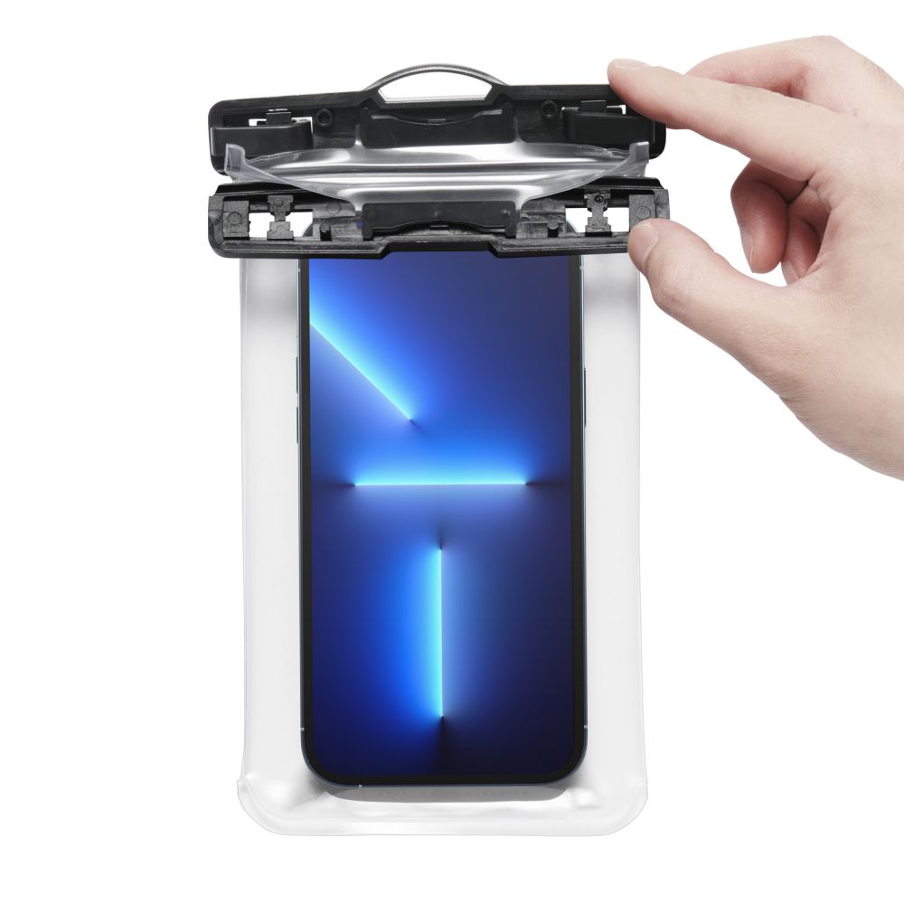 VODOTESNÉ PUZDRO SPIGEN A601 UNIVERSAL WATERPROOF CASE CRYSTAL CLEAR