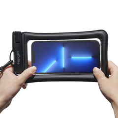 VODOTESNÉ PUZDRO SPIGEN A610 UNIVERSAL WATERPROOF FLOAT CASE 2-PACK BLACK