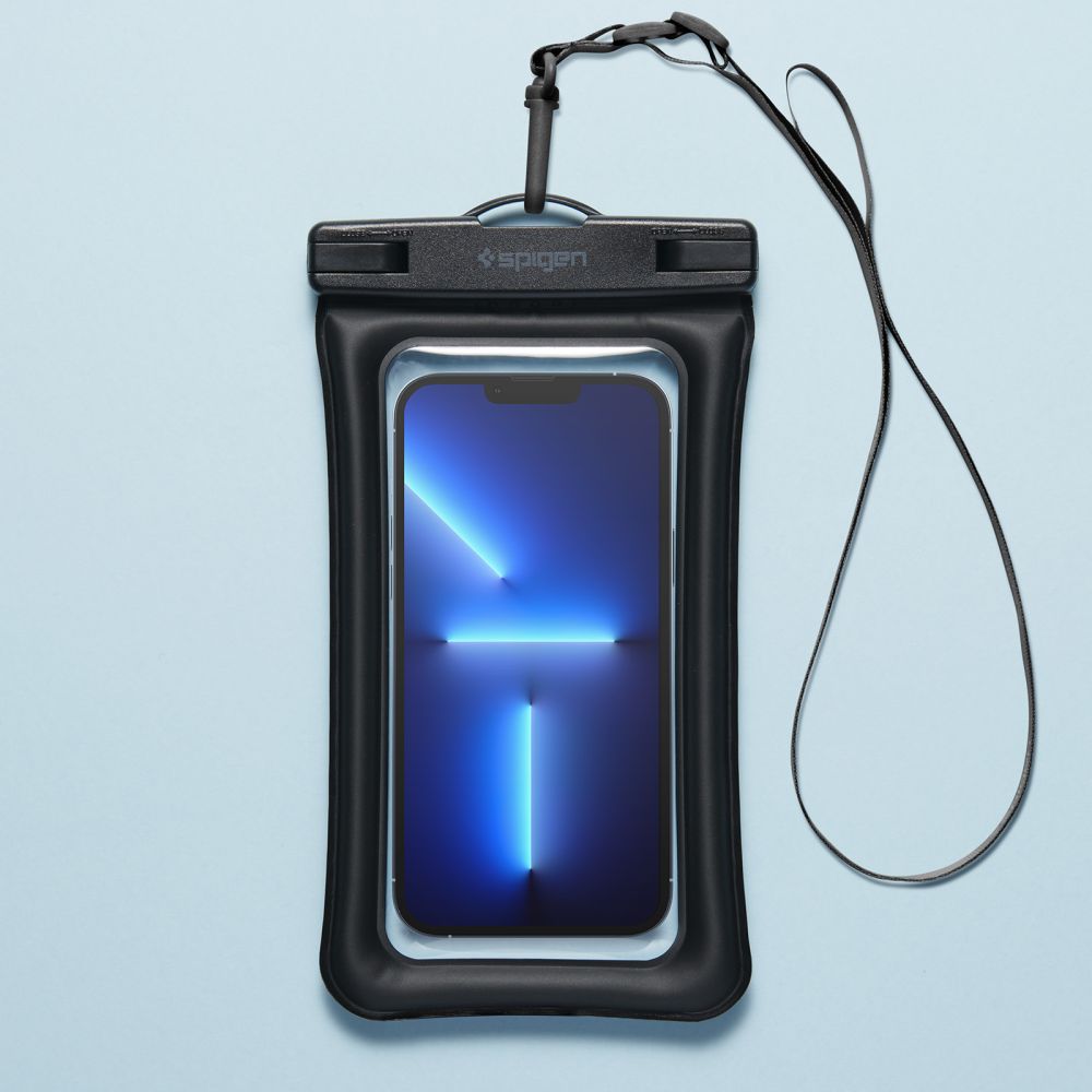 VODOTESNÉ PUZDRO SPIGEN A610 UNIVERSAL WATERPROOF FLOAT CASE 2-PACK BLACK