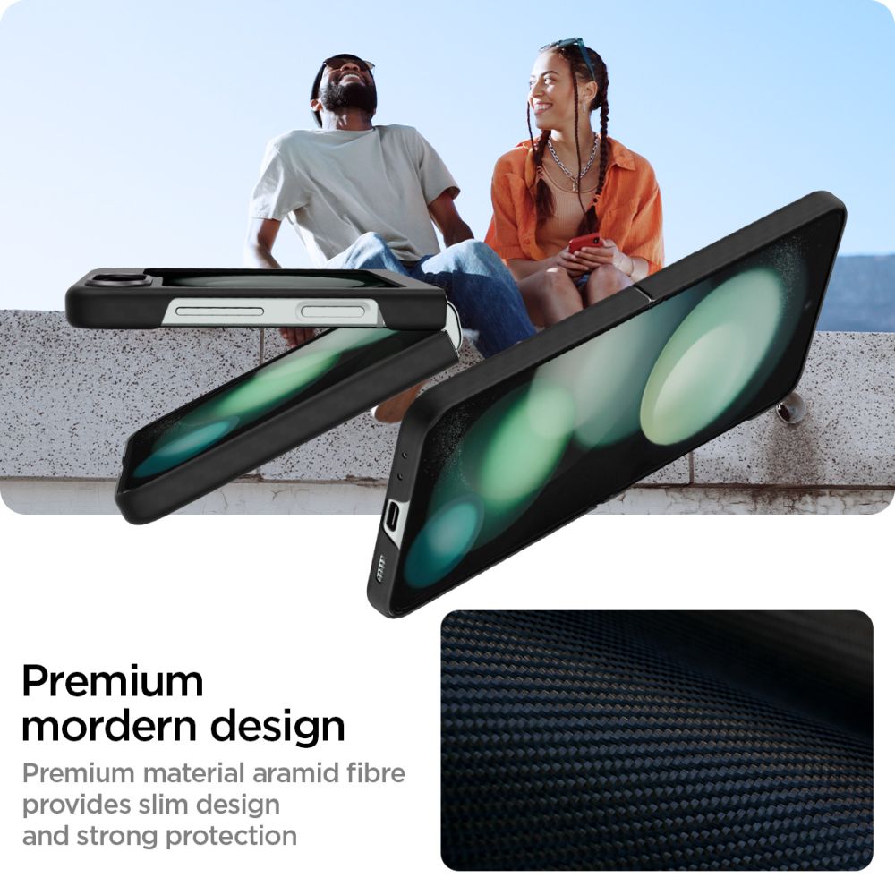 KRYT SPIGEN AIRSKIN ”PRO” GALAXY Z FLIP 5 BLACK