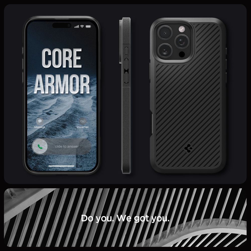 KRYT SPIGEN CORE ARMOR IPHONE 16 PRO MAX MATTE BLACK