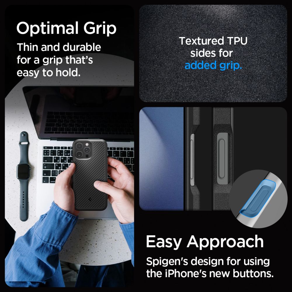 KRYT SPIGEN CORE ARMOR IPHONE 16 PRO MAX MATTE BLACK