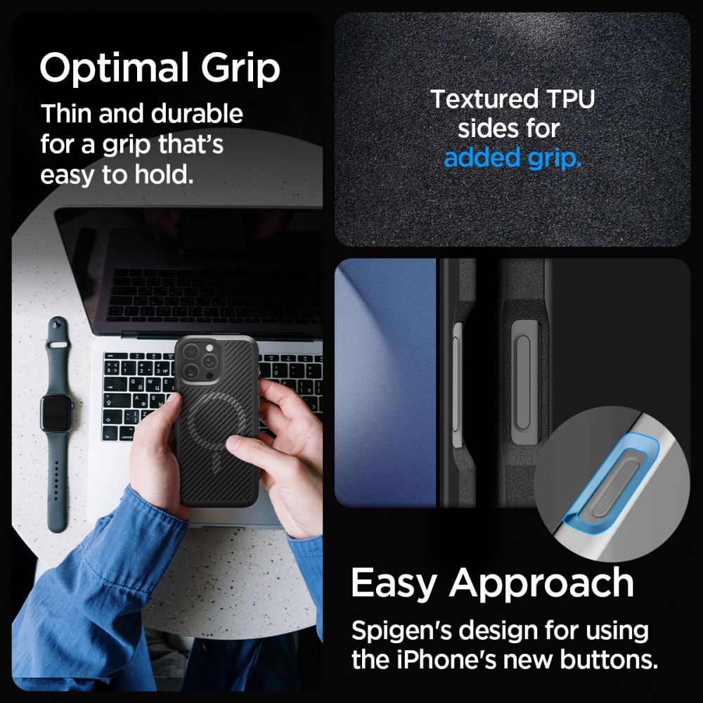 KRYT SPIGEN CORE ARMOR MAG MAGSAFE IPHONE 16 PRO MAX MATTE BLACK