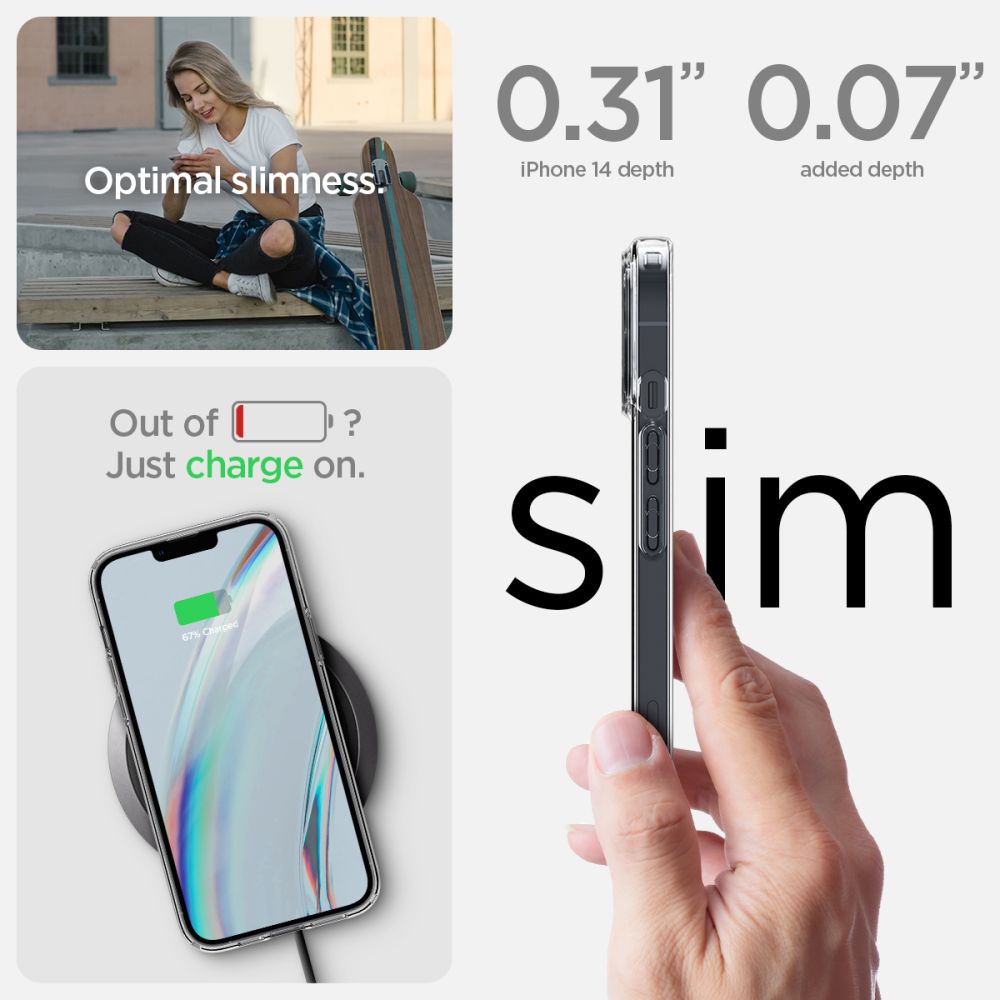 KRYT SPIGEN CRYSTAL PACK IPHONE 14 PLUS CRYSTAL CLEAR