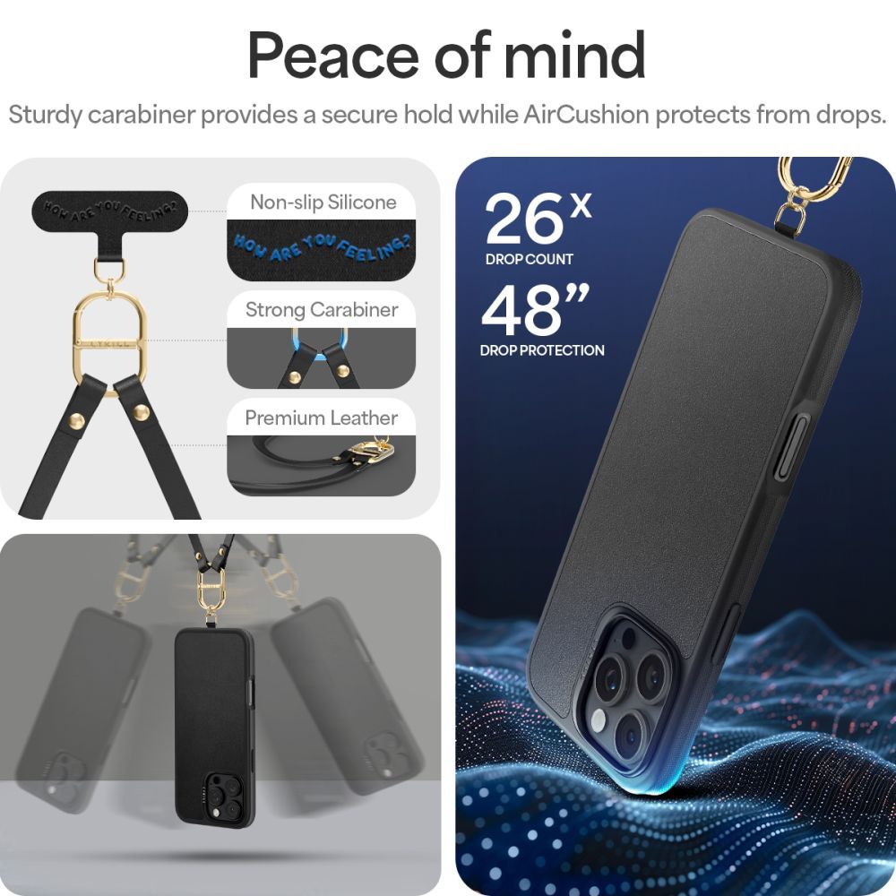 KRYT SPIGEN CYRILL KAJUK CLASSIC CHARM MAG MAGSAFE IPHONE 16 PRO MAX BLACK