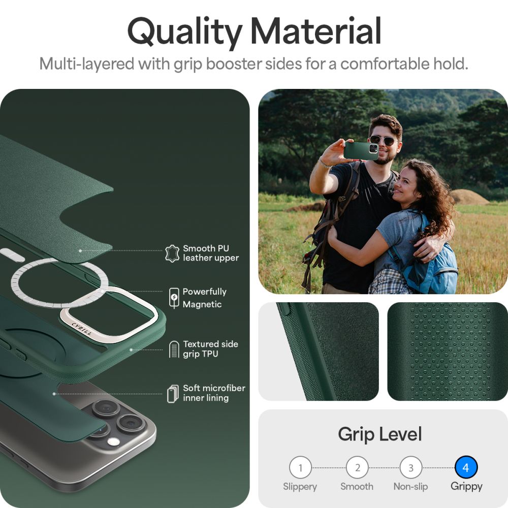 KRYT SPIGEN CYRILL KAJUK MAG MAGSAFE IPHONE 16 PRO MAX FOREST GREEN