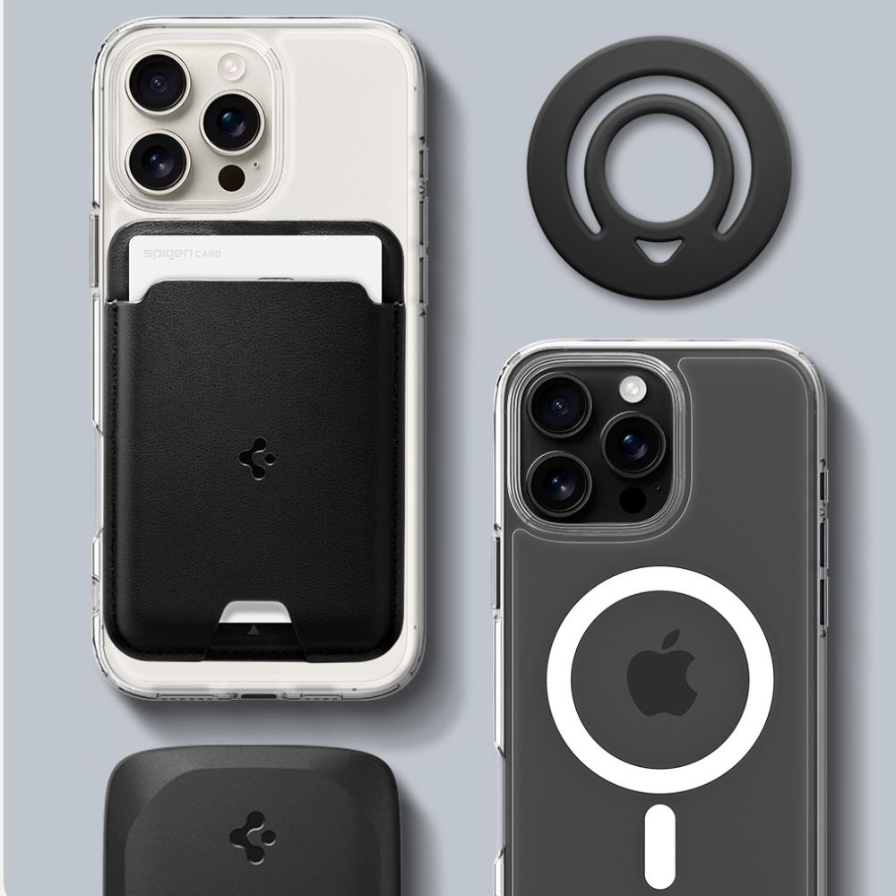 SPIGEN DUAL POP MAG MAGSAFE PHONE RING BLACK