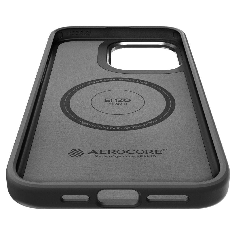 KRYT SPIGEN ENZO ARAMID MAG MAGSAFE IPHONE 15 PRO MAX MATTE BLACK
