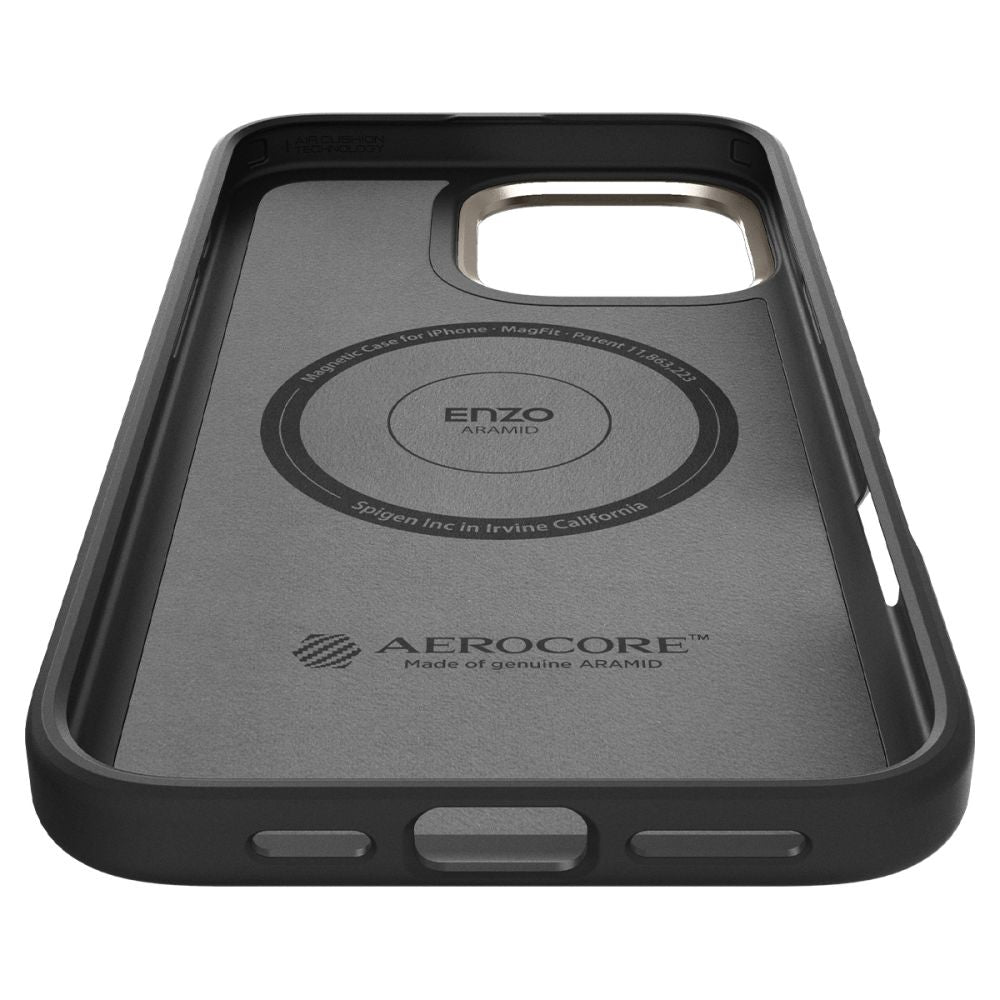 KRYT SPIGEN ENZO ARAMID MAG MAGSAFE IPHONE 16 PRO MAX BLACK/NATURAL