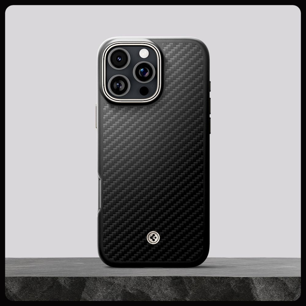 KRYT SPIGEN ENZO ARAMID MAG MAGSAFE IPHONE 16 PRO MAX BLACK/NATURAL