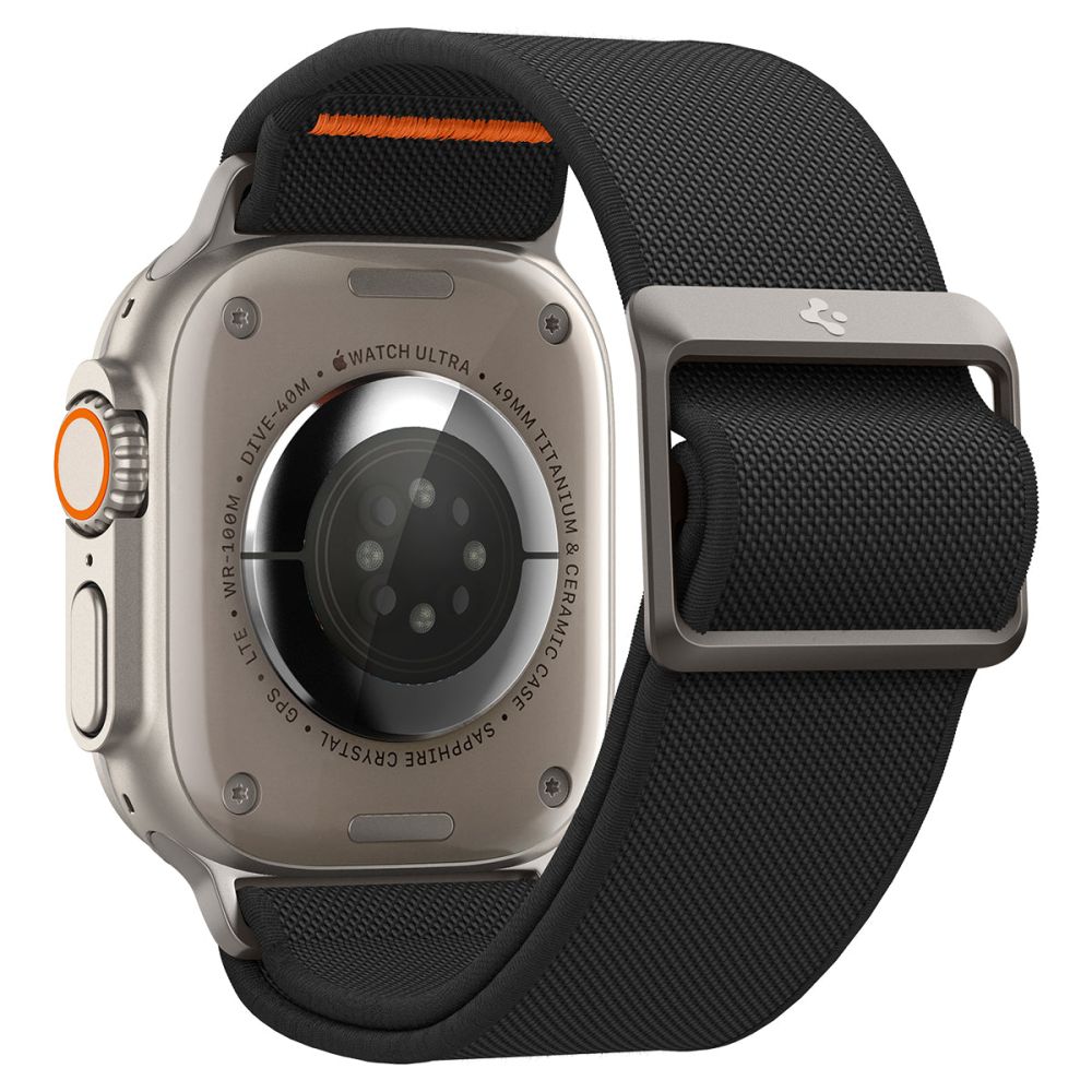 REMIENOK SPIGEN FIT LITE ULTRA APPLE WATCH 6 / 7 / 8 / 9 / 10 / SE / ULTRA 1 / 2 (44 / 45 / 46 / 49 MM) BLACK
