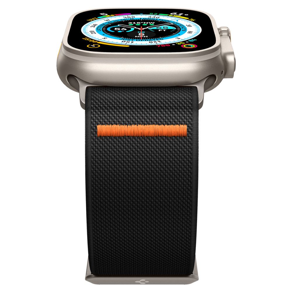 REMIENOK SPIGEN FIT LITE ULTRA APPLE WATCH 6 / 7 / 8 / 9 / 10 / SE / ULTRA 1 / 2 (44 / 45 / 46 / 49 MM) BLACK