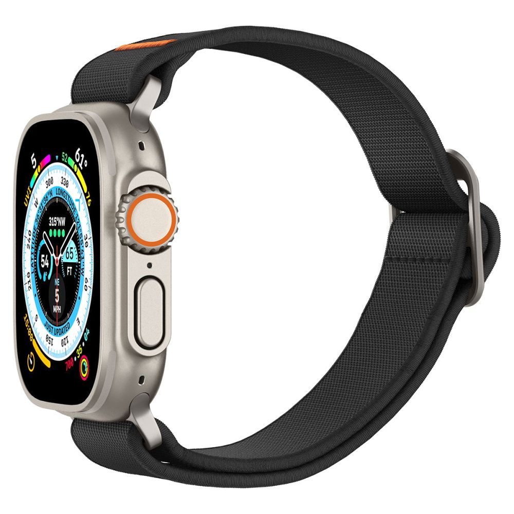 REMIENOK SPIGEN FIT LITE ULTRA APPLE WATCH 6 / 7 / 8 / 9 / 10 / SE / ULTRA 1 / 2 (44 / 45 / 46 / 49 MM) BLACK