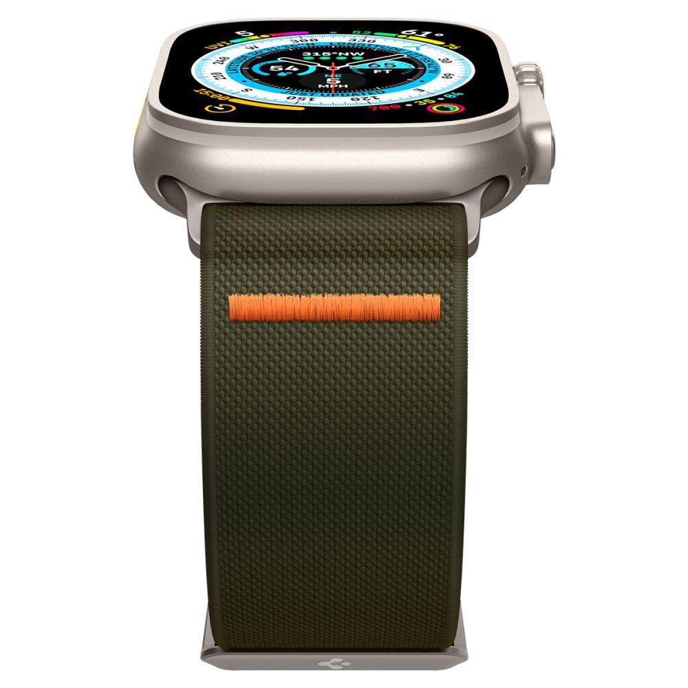 REMIENOK SPIGEN FIT LITE ULTRA APPLE WATCH 6 / 7 / 8 / 9 / 10 / SE / ULTRA 1 / 2 (44 / 45 / 46 / 49 MM) KHAKI
