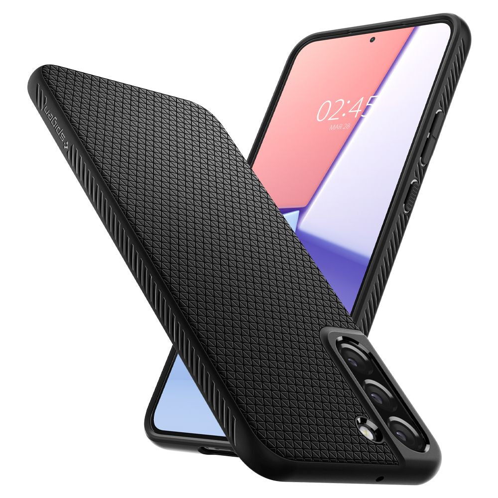 KRYT SPIGEN LIQUID AIR GALAXY S22 MATTE BLACK