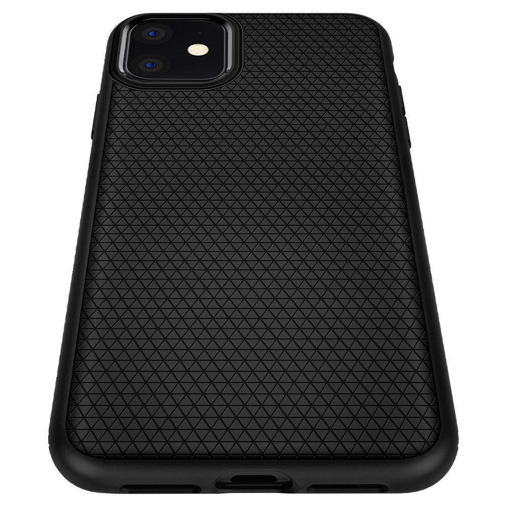 KRYT SPIGEN LIQUID AIR IPHONE 11 MATTE BLACK