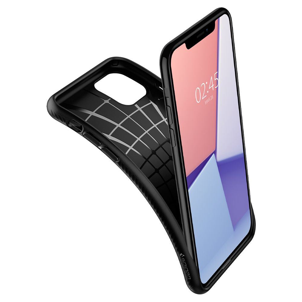 KRYT SPIGEN LIQUID AIR IPHONE 11 PRO MATTE BLACK