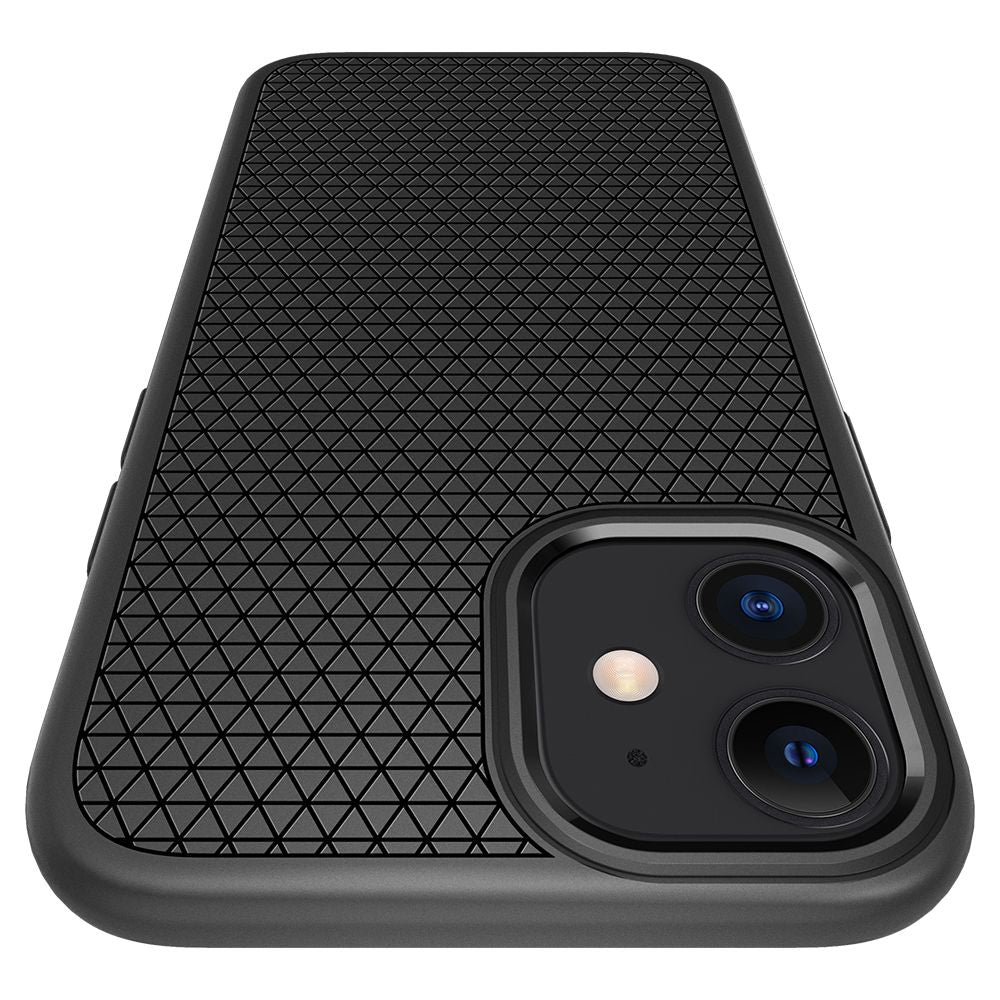 KRYT SPIGEN LIQUID AIR IPHONE 12 MINI MATTE BLACK