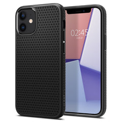 KRYT SPIGEN LIQUID AIR IPHONE 12 MINI MATTE BLACK