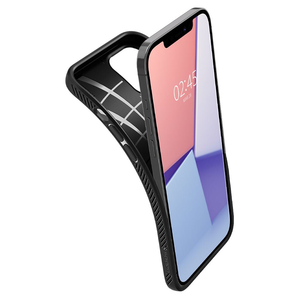KRYT SPIGEN LIQUID AIR IPHONE 12/12 PRO MATTE BLACK