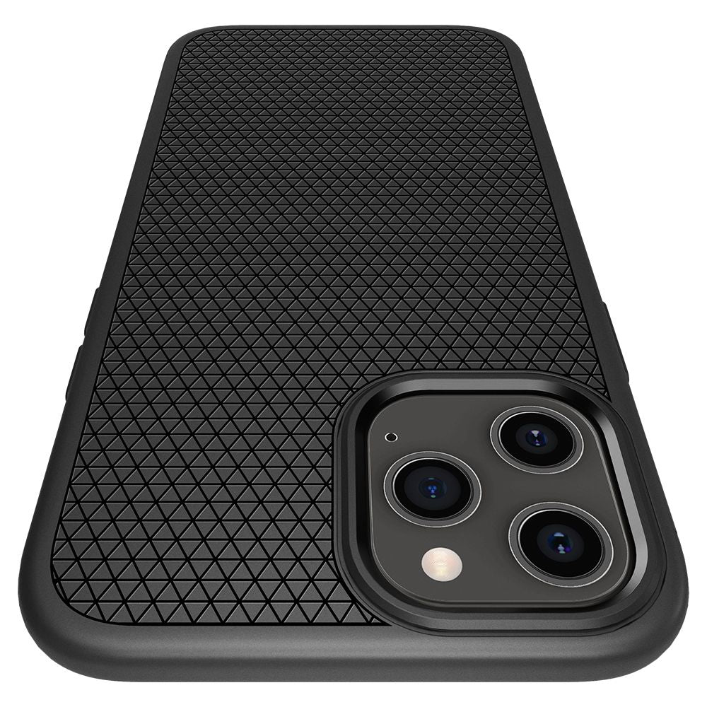 KRYT SPIGEN LIQUID AIR IPHONE 12/12 PRO MATTE BLACK