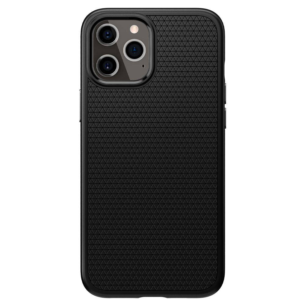KRYT SPIGEN LIQUID AIR IPHONE 12/12 PRO MATTE BLACK