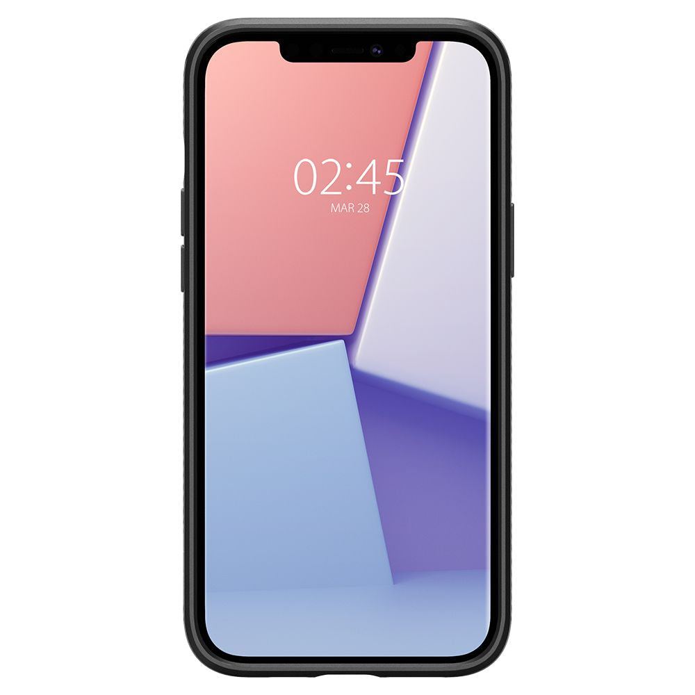 KRYT SPIGEN LIQUID AIR IPHONE 12/12 PRO MATTE BLACK