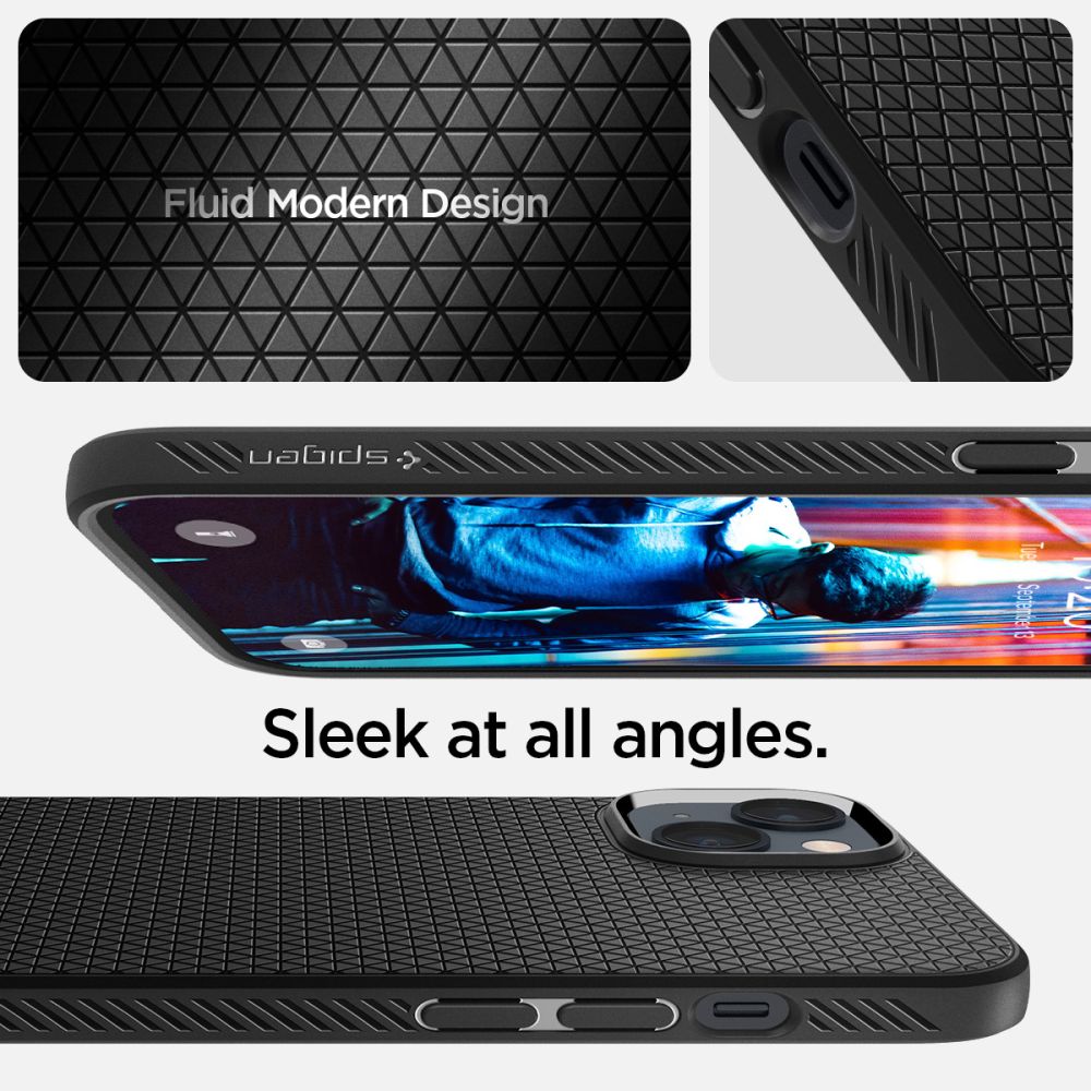 KRYT SPIGEN LIQUID AIR IPHONE 14 MATTE BLACK