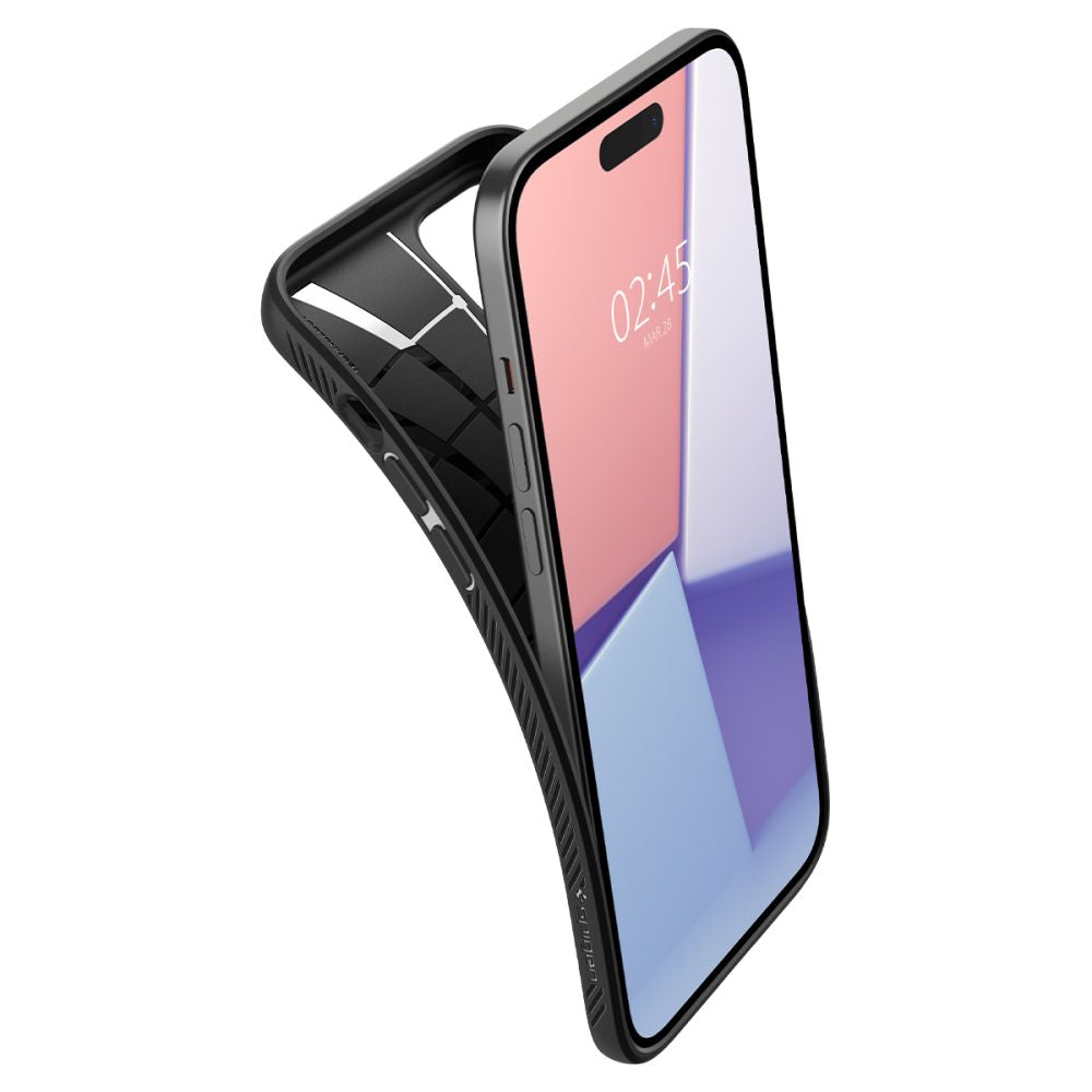 KRYT SPIGEN LIQUID AIR IPHONE 15 PLUS MATTE BLACK