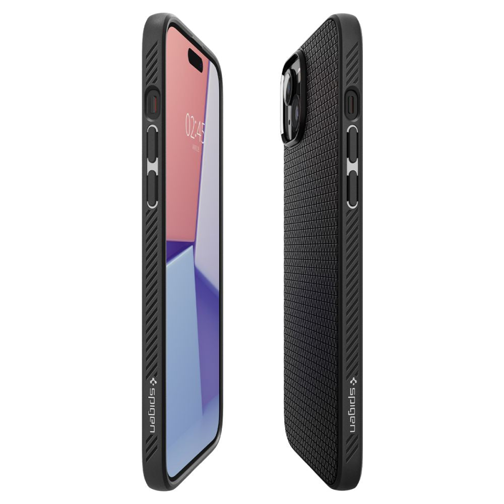 KRYT SPIGEN LIQUID AIR IPHONE 15 PLUS MATTE BLACK
