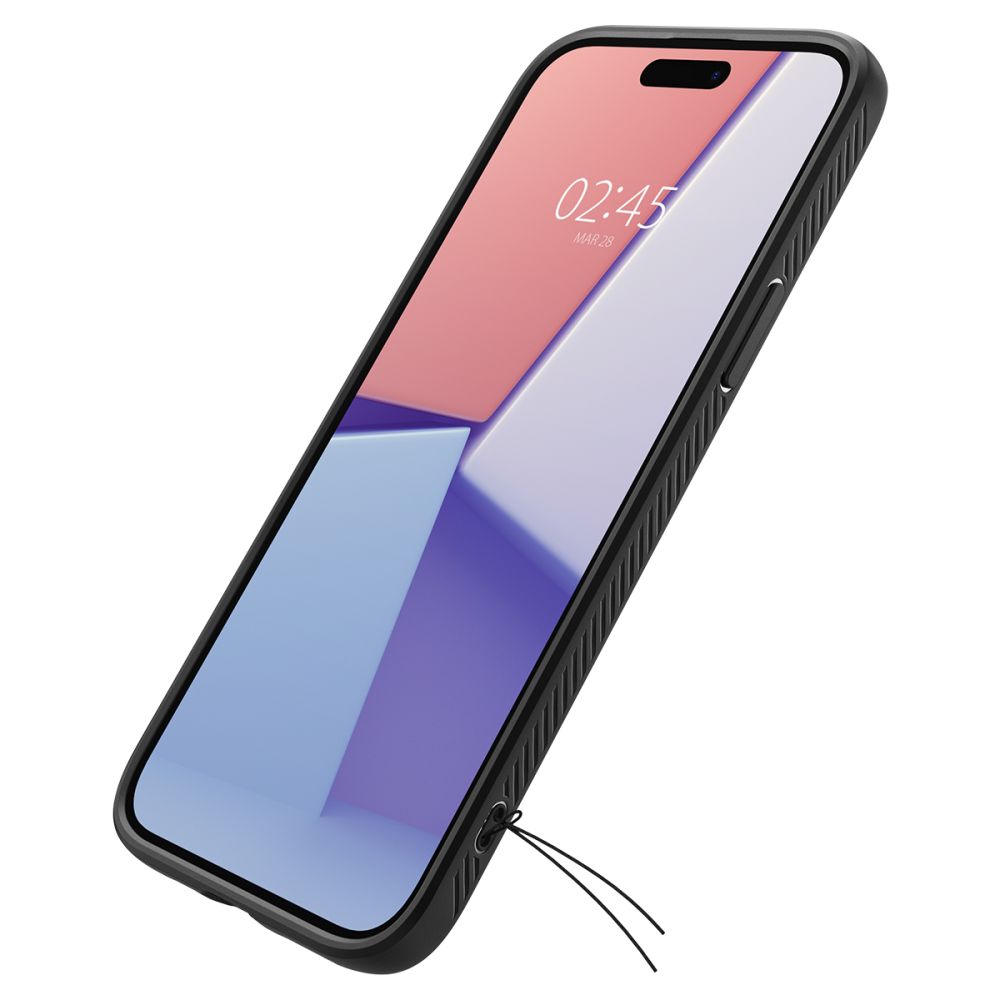 KRYT SPIGEN LIQUID AIR IPHONE 15 PLUS MATTE BLACK