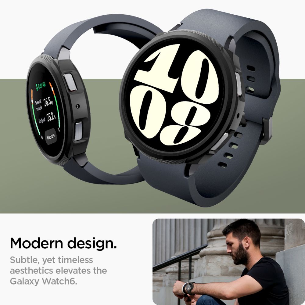 PUZDRO SPIGEN LIQUID AIR SAMSUNG GALAXY WATCH 6 (44 MM) MATTE BLACK