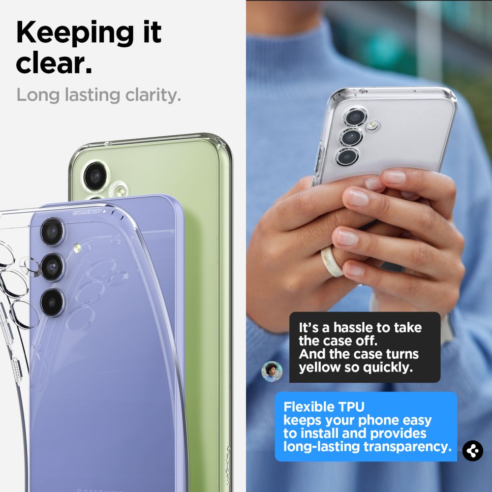 KRYT SPIGEN LIQUID CRYSTAL GALAXY A54 5G CRYSTAL CLEAR