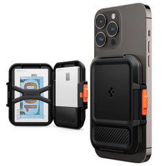 SPIGEN LOCK FIT MAGSAFE UNIVERSAL MAGNETIC CARD HOLDER BLACK