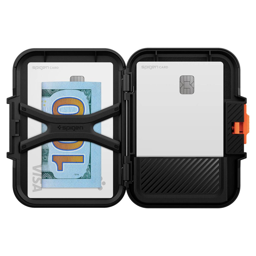 SPIGEN LOCK FIT MAGSAFE UNIVERSAL MAGNETIC CARD HOLDER BLACK
