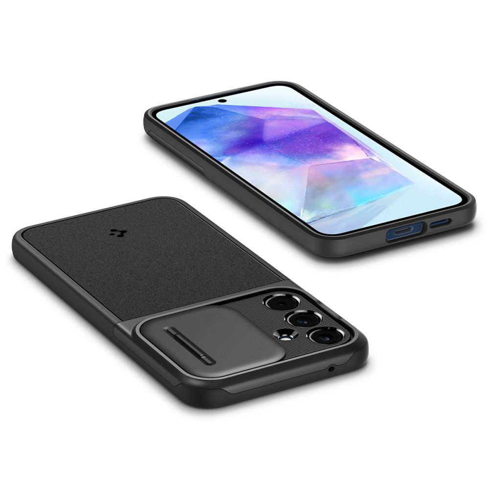 KRYT SPIGEN OPTIK ARMOR GALAXY A55 5G BLACK