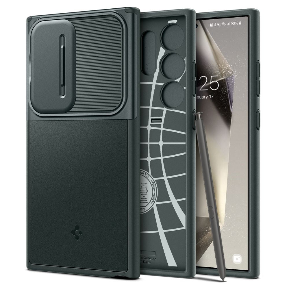 KRYT SPIGEN OPTIK ARMOR GALAXY S24 ULTRA ABYSS GREEN