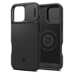 KRYT SPIGEN OPTIK ARMOR MAG MAGSAFE IPHONE 16 PRO BLACK